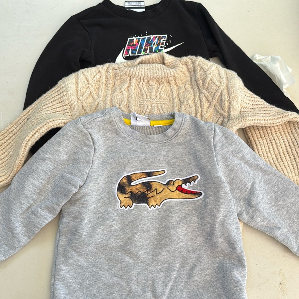3T toddler boy bundle. 3 sweaters